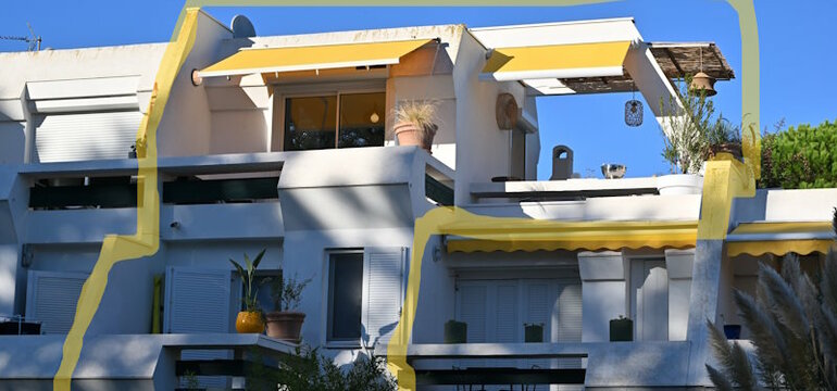 Situation pièces vue extérieur